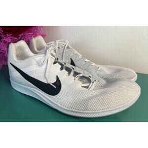 Nike Distance Track & Field Shoes DC8725-100 White/Black Size US 15 – New!
